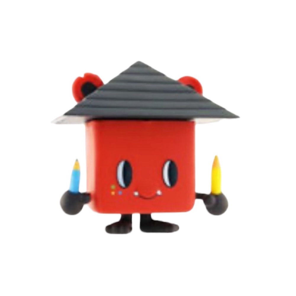 Kidrobot x Tado Cannibal Funfair Series 2008 Mini Vinyl Art Figure - Bear House